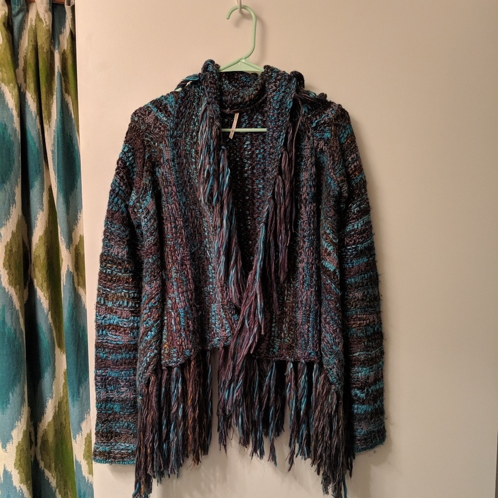 Free People Fringe Sweater